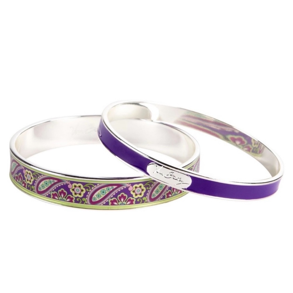 Vera Bradley Purple Paisley Bracelet